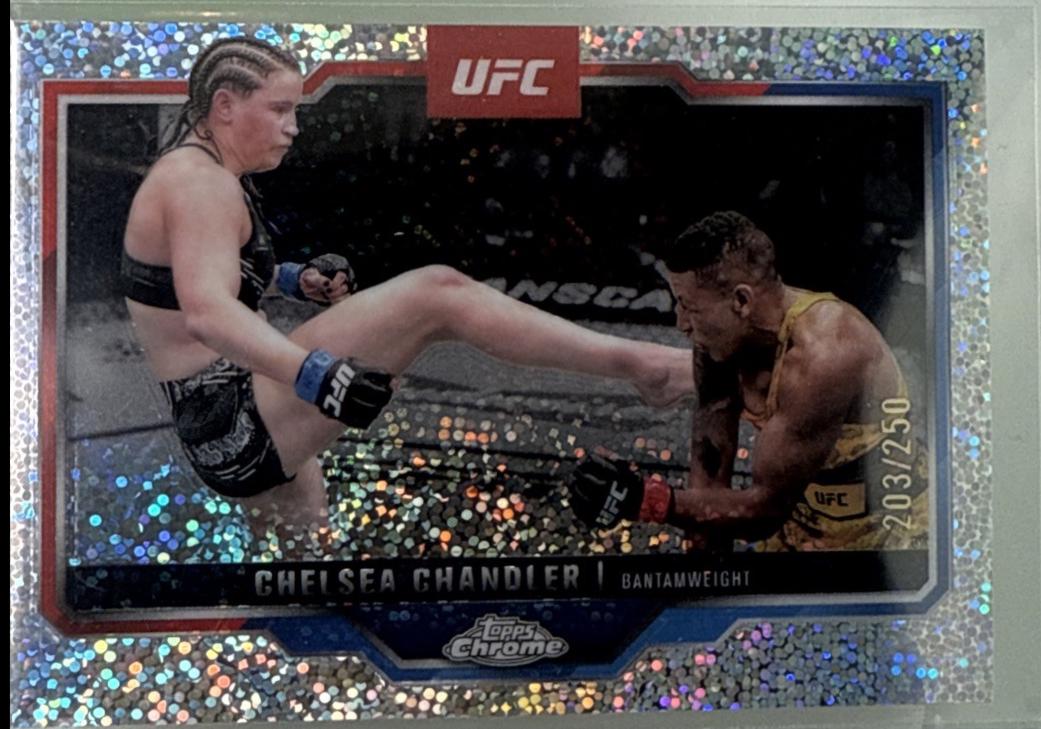 Chelsea Chandler 2025 Topps Chrome UFC Base #79 Speckle Refractor