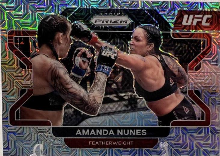 Amanda Nunes 2022 Panini Prizm UFC Base #65 Mojo