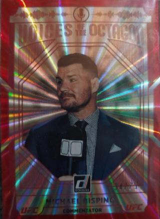 Michael Bisping 2022 Panini Donruss UFC Base #225 Red