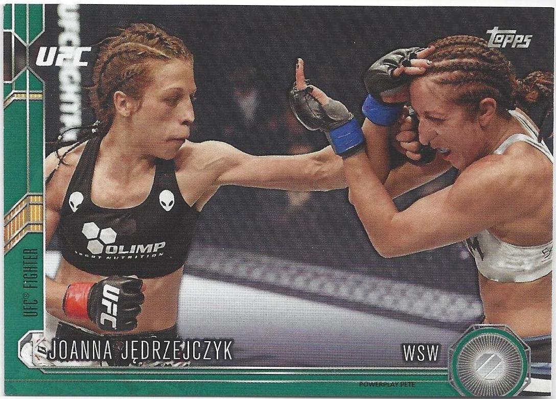 Joanna Jędrzejczyk 2015 Topps UFC Chronicles Base #246 Green