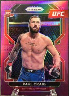 Paul Craig 2022 Panini Prizm UFC Base #170 Purple