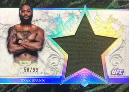 Ryan Spann 2025 Topps Royalty UFC Star Relics #SR-RS Gold