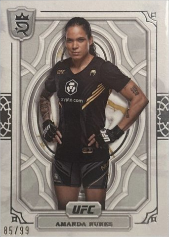 Amanda Nunes 2024 Topps Royalty UFC Base #47 Platinum
