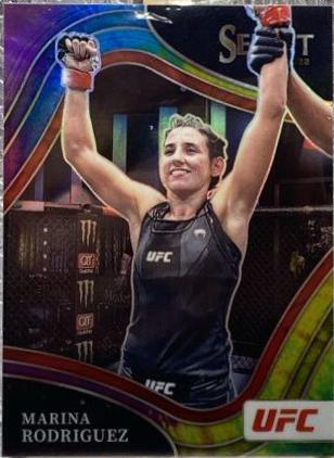 Marina Rodriguez 2022 Panini Select UFC Octagonside #233 Tie Dye