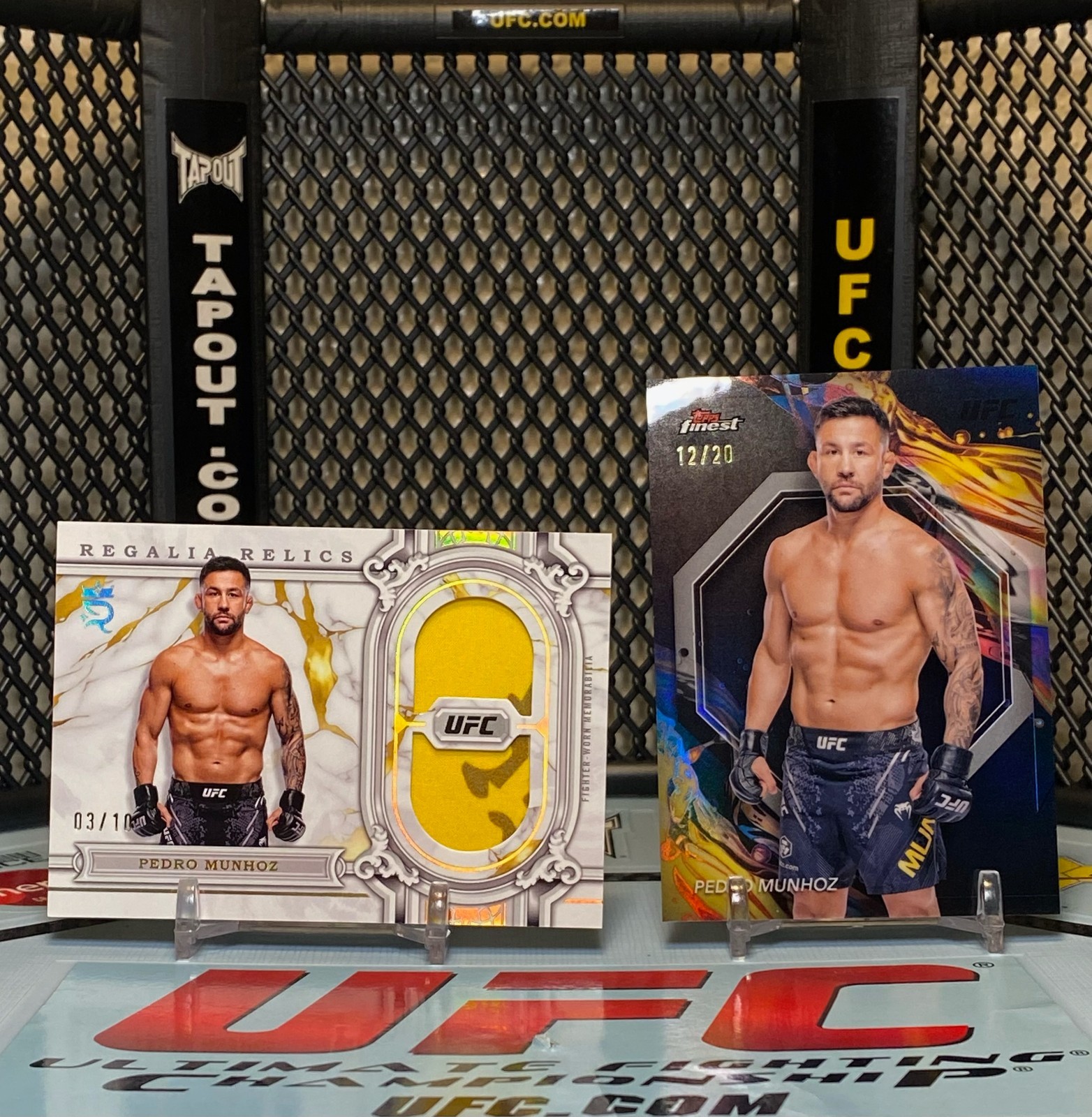 Pedro Munhoz 2024 Topps Royalty UFC Regalia Relics #RAR-33 Gold