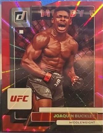 Joaquin Buckley 2023 Panini Donruss UFC Base #24 Pink Laser