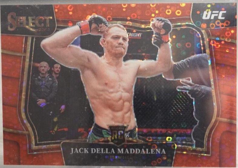 Jack Della Maddalena 2023 Panini Select UFC Octagonside #280 Red Disco