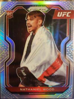 Nathaniel Wood 2021 Panini Prizm UFC Base #39 Silver