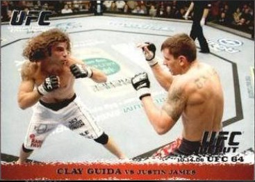 Clay Guida / Justin James 2009 Topps UFC Round 1 Base #56 Black