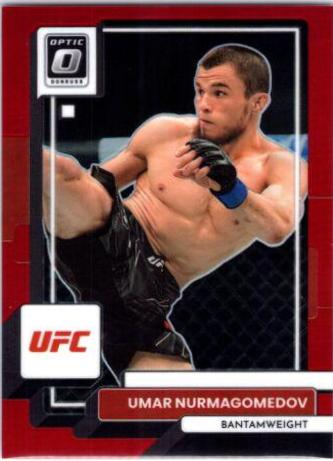 Umar Nurmagomedov 2023 Panini Donruss Optic UFC Base #84 Red