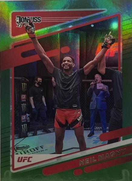 Neil Magny 2022 Panini Donruss UFC Base #56 Green