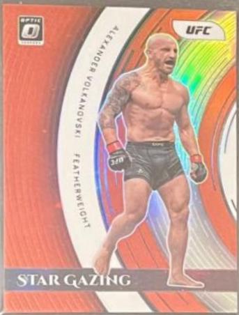 Alexander Volkanovski 2022 Panini Donruss Optic UFC Star Gazing #17 Red