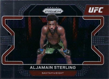 Aljamain Sterling 2022 Panini Prizm UFC Base #55 Octagon