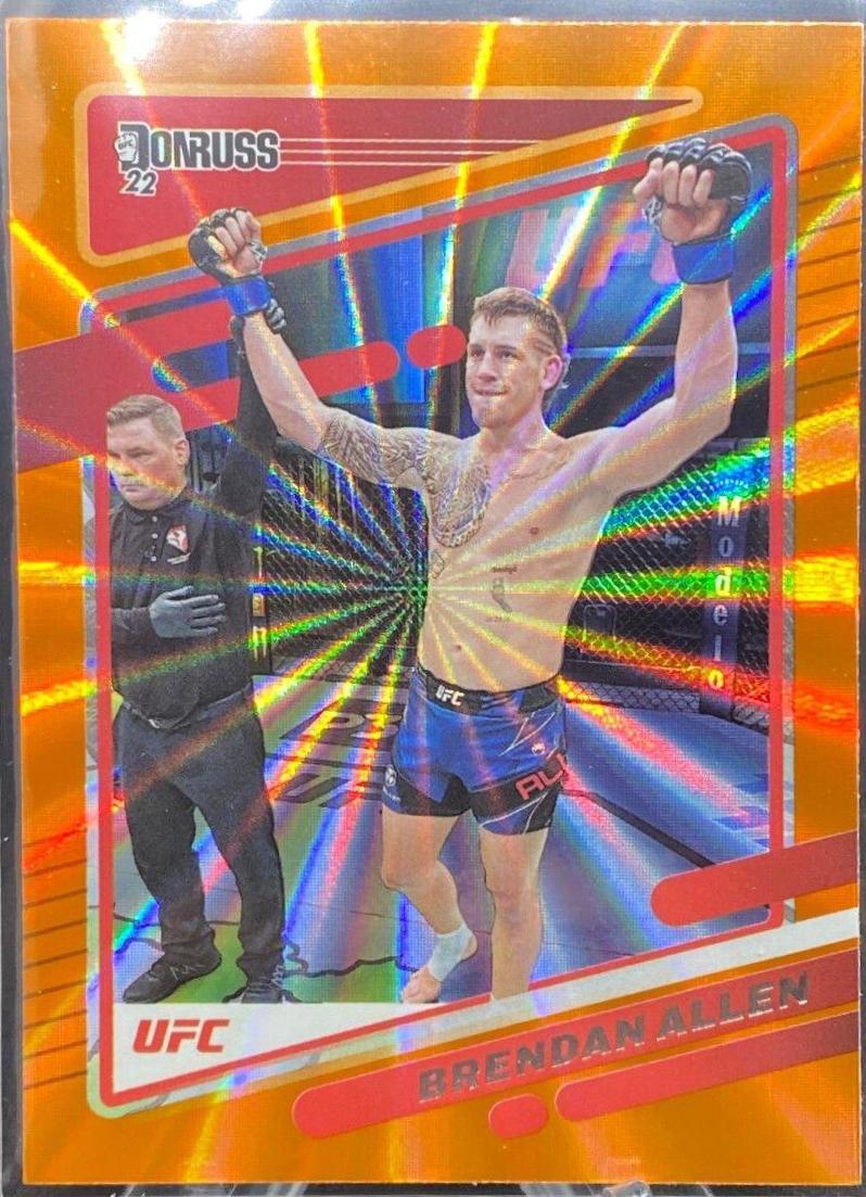 Brendan Allen 2022 Panini Donruss UFC Base #140 Orange