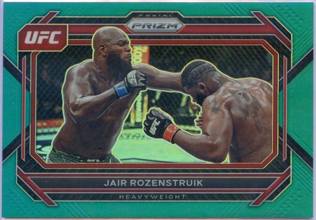 Jairzinho Rozenstruik 2023 Panini Prizm UFC Base #4 Teal