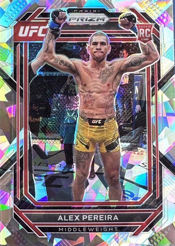 Alex Pereira 2023 Panini Prizm UFC Base #111 Ice
