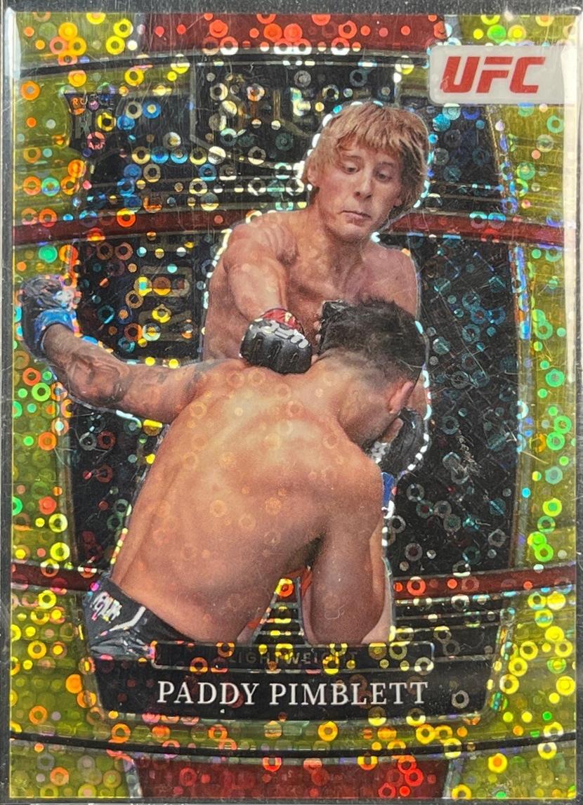 Paddy Pimblett 2022 Panini Select UFC Concourse #61 Gold Disco