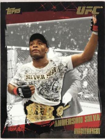 Anderson Silva 2010 Topps UFC Base #106 Gold