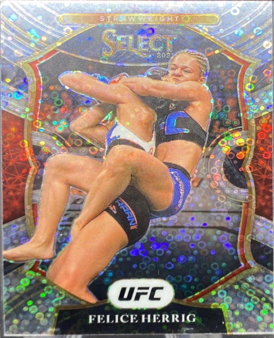 Felice Herrig 2021 Panini Select UFC Concourse #82 Disco