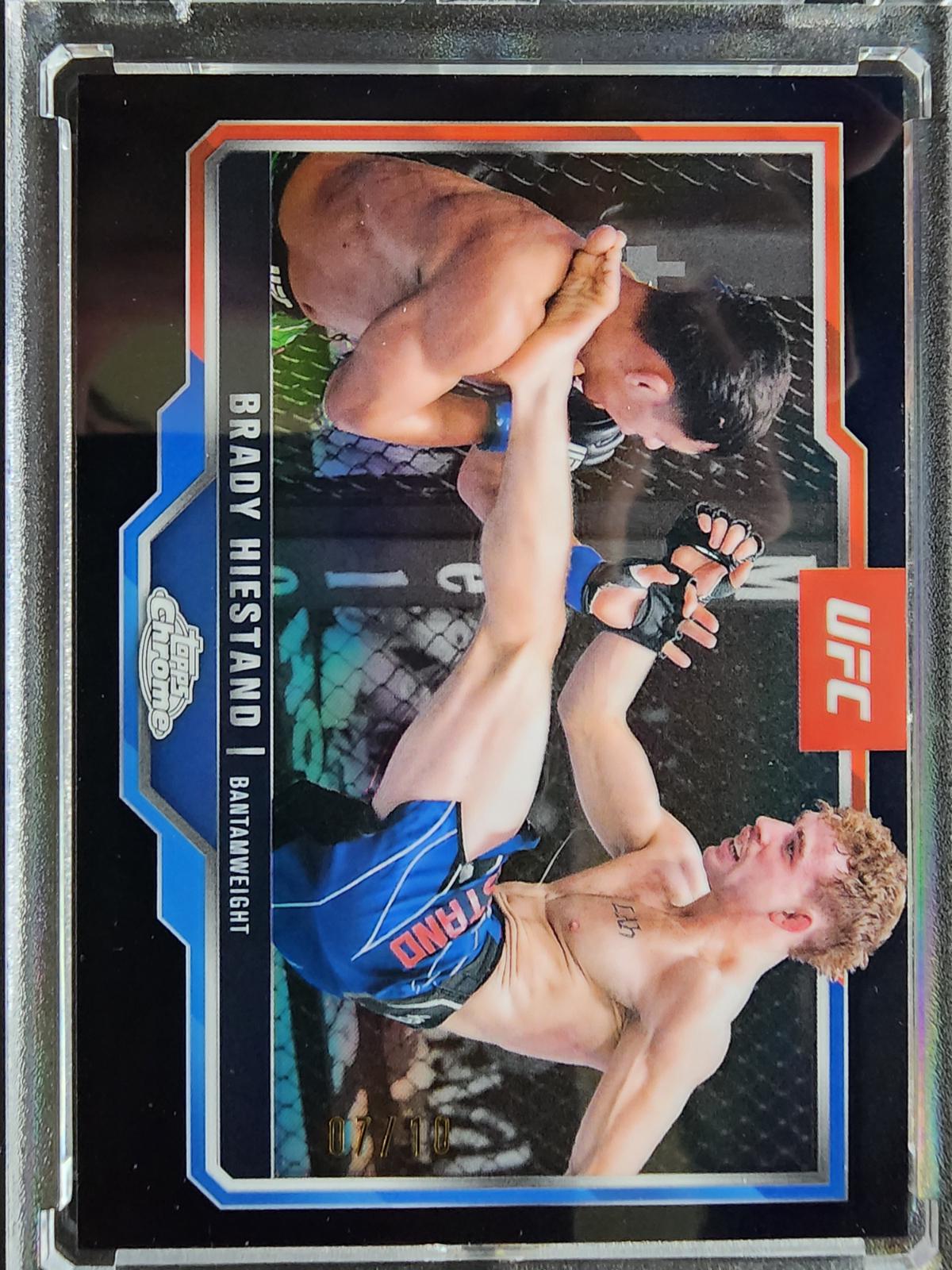 Brady Hiestand 2025 Topps Chrome UFC Base #199 Black Refractor