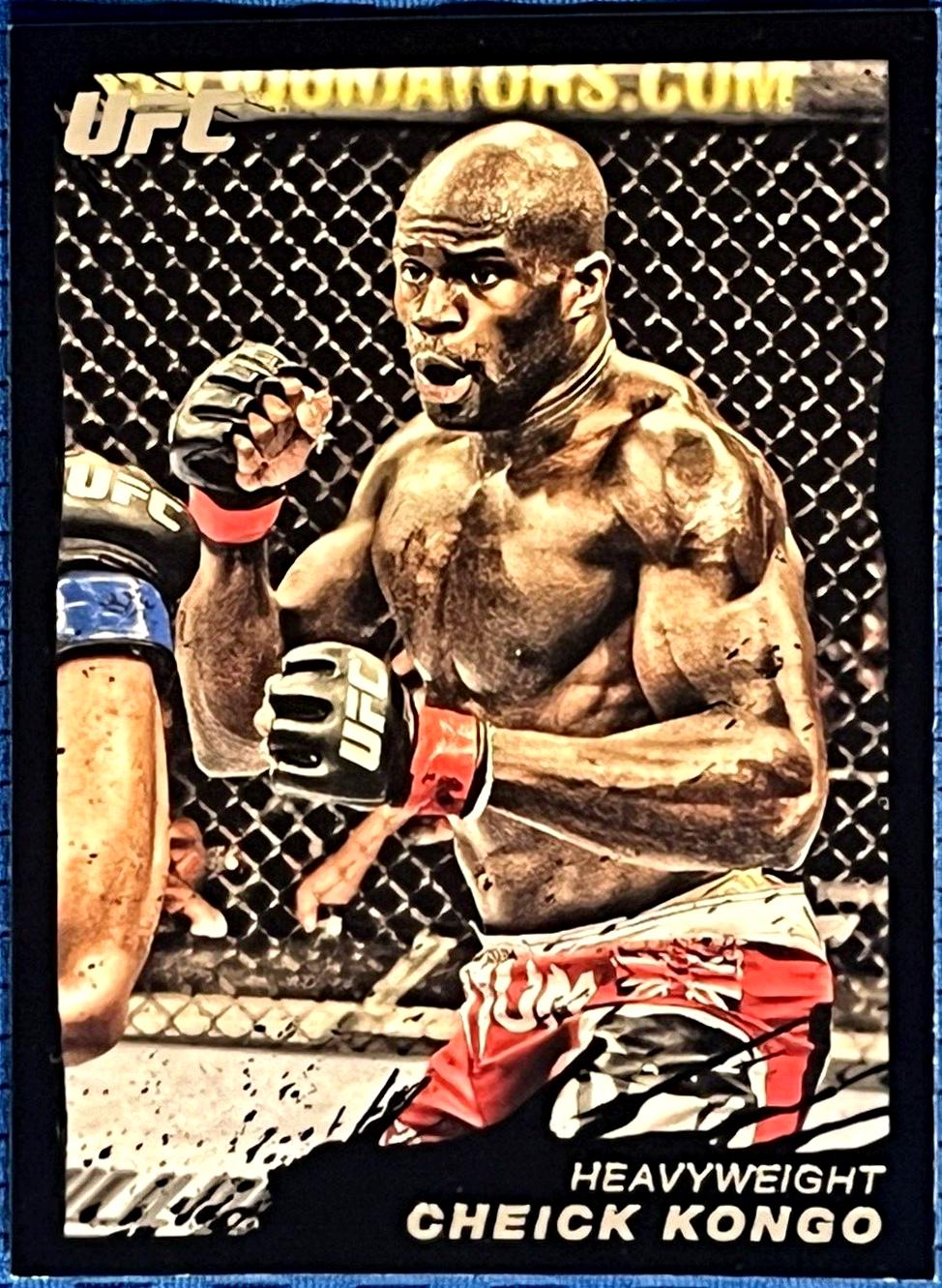 Cheick Kongo 2011 Topps UFC Moment of Truth Base #191 Onyx