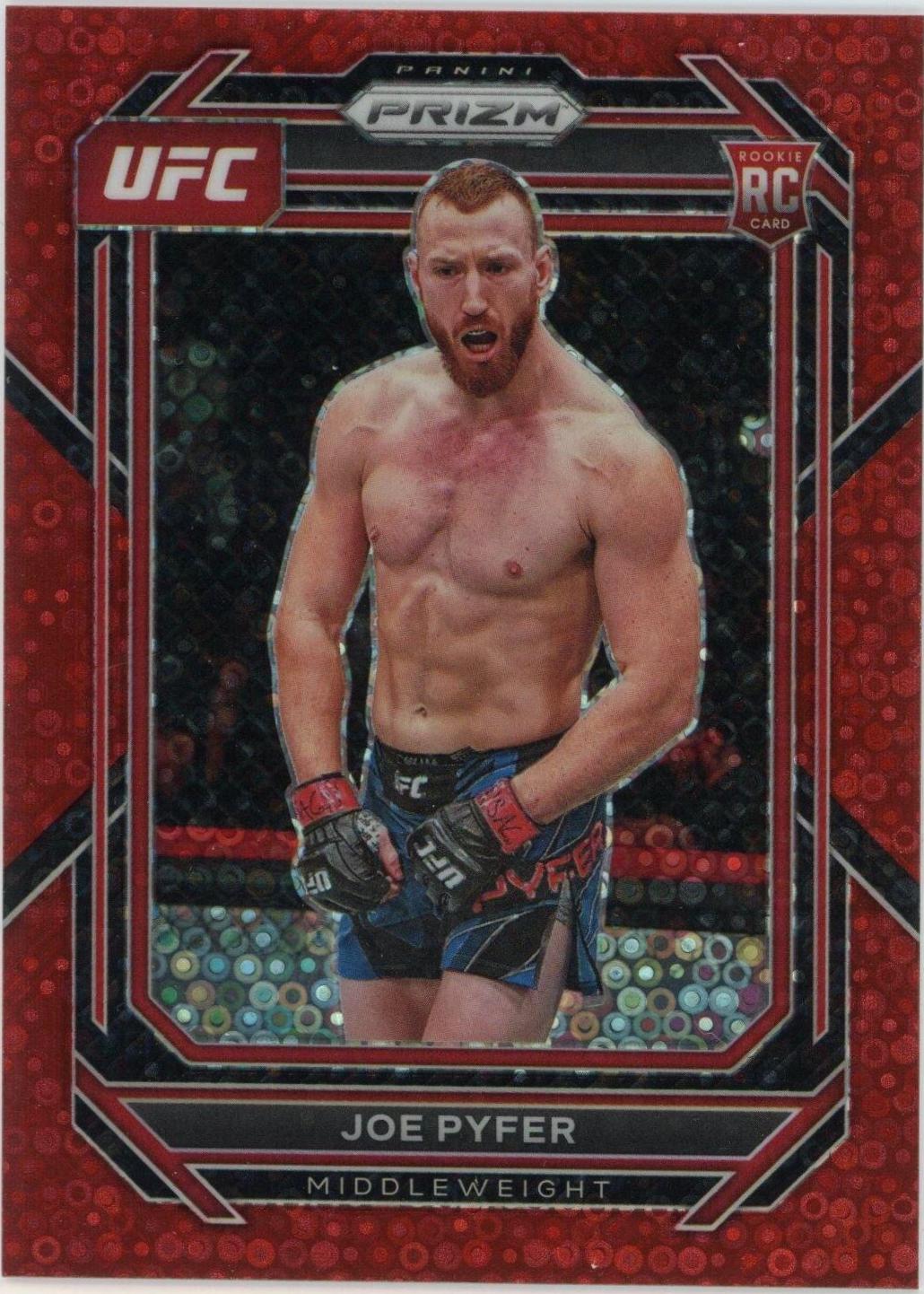 Joe Pyfer 2023 Panini Prizm Under Card UFC Base #159 Red