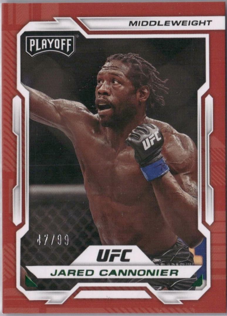 Jared Cannonier 2023 Panini Chronicles UFC Base Playoff #166 Green