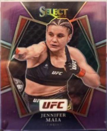 Jennifer Maia 2022 Panini Select UFC Premier Level #146 Purple