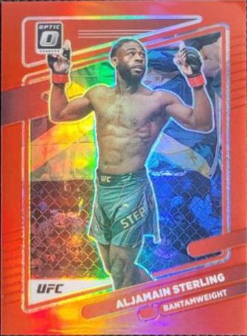 Aljamain Sterling 2022 Panini Donruss Optic UFC Base #64 Red