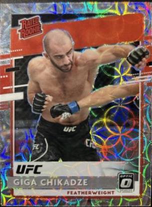 Giga Chikadze 2021 Panini Chronicles UFC Base Optic Rated Rookies #205 Asia