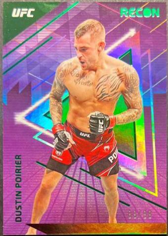 Dustin Poirier 2022 Panini Chronicles UFC Base Recon #223 Green