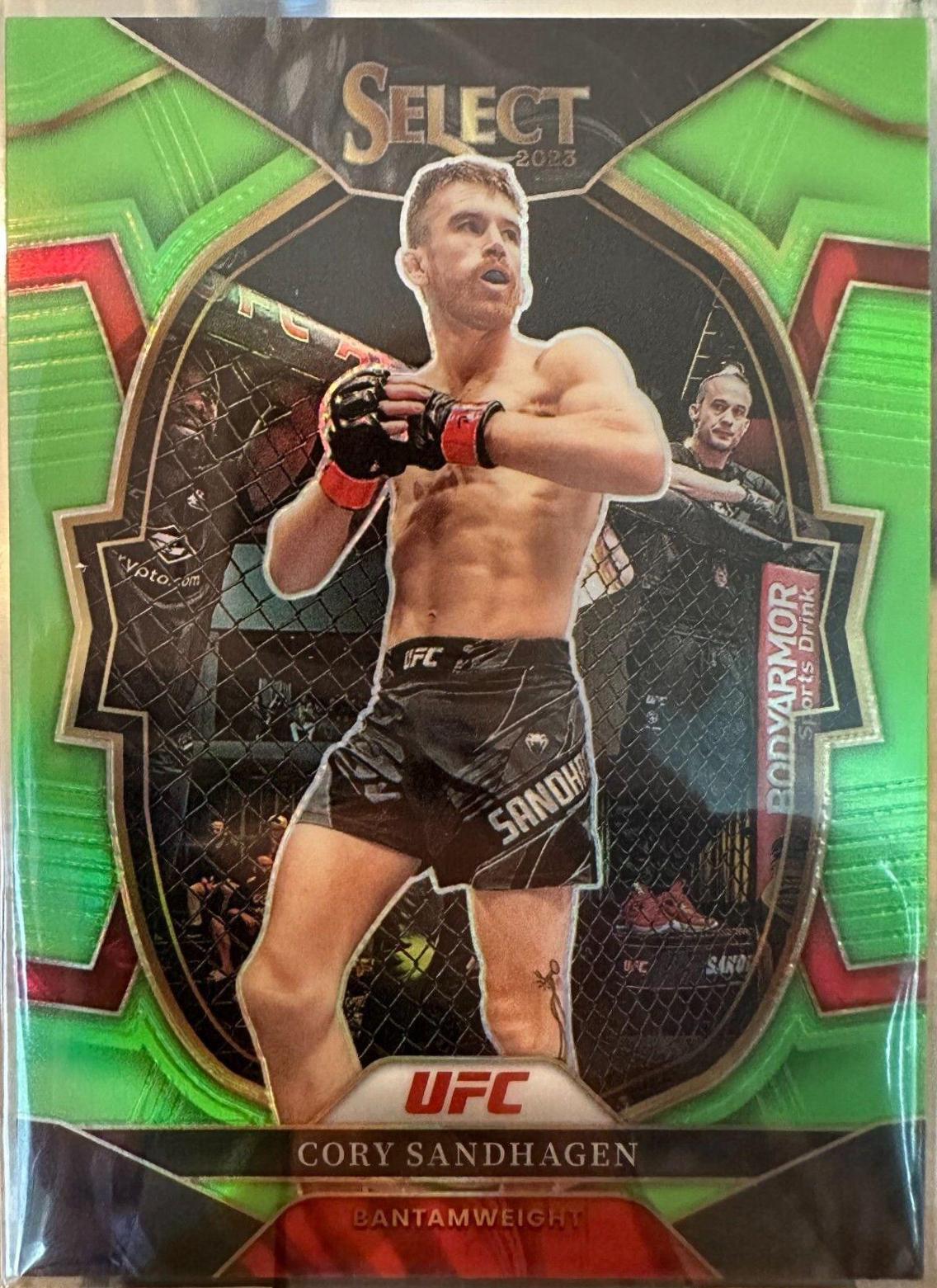 Cory Sandhagen 2023 Panini Select UFC Concourse #12 Neon Green