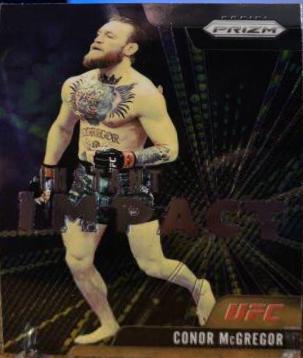 Conor McGregor 2021 Panini Prizm UFC Instant Impact #9 Green