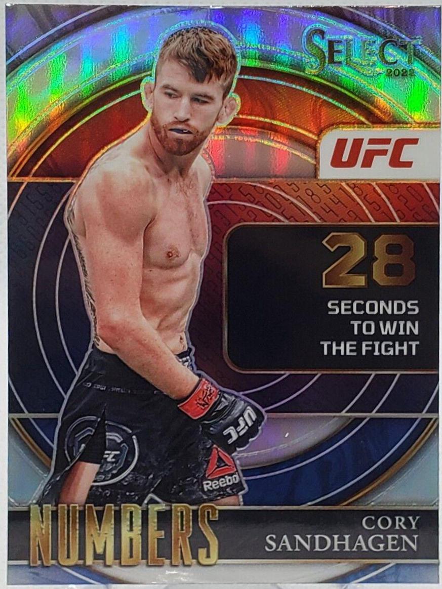 Cory Sandhagen 2022 Panini Select UFC Select Numbers #6 Silver