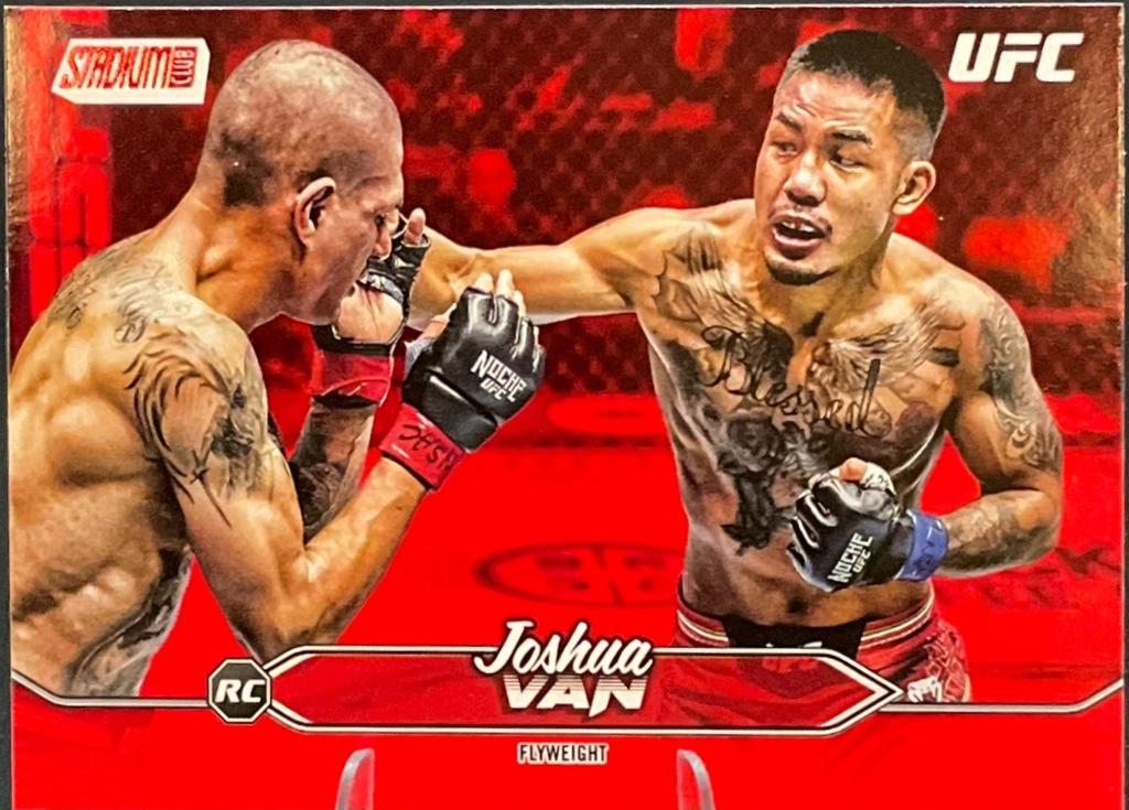 Joshua Van 2025 Topps Stadium Club UFC Base #15 Red
