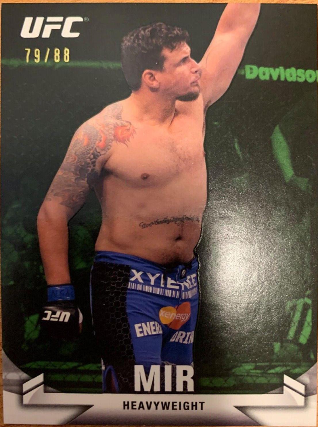Frank Mir 2013 Topps UFC Knockout Base #70 Green