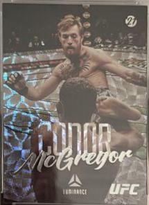 Conor McGregor 2021 Panini Chronicles UFC Base Luminance #52 Asia