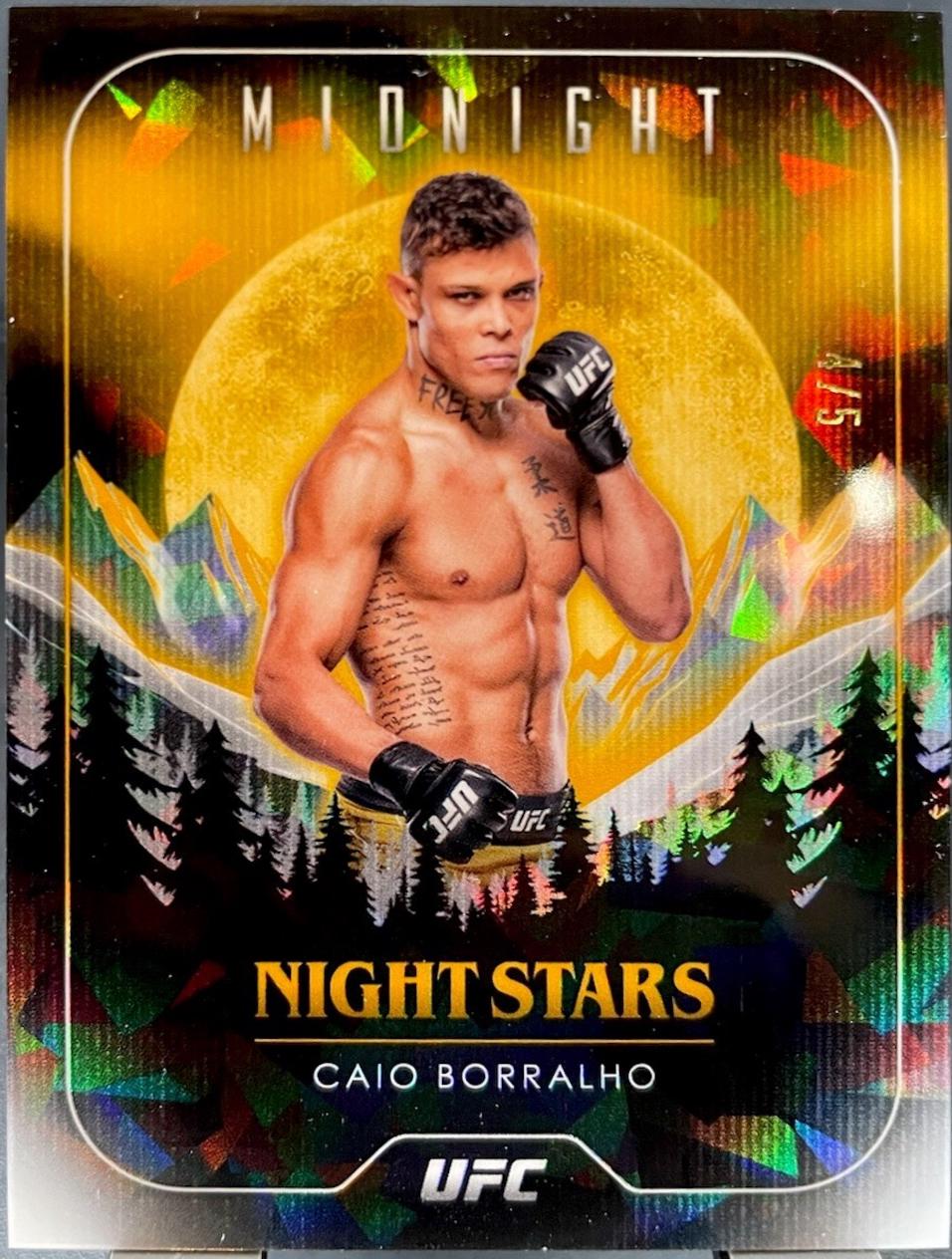 Caio Borralho 2024 Topps Midnight UFC Night Stars #NS-2 Daybreak