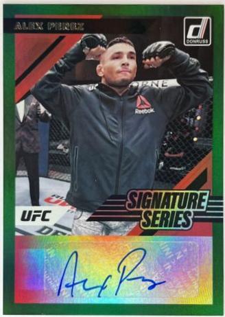 Alex Perez 2022 Panini Donruss UFC Signature Series #14 Green