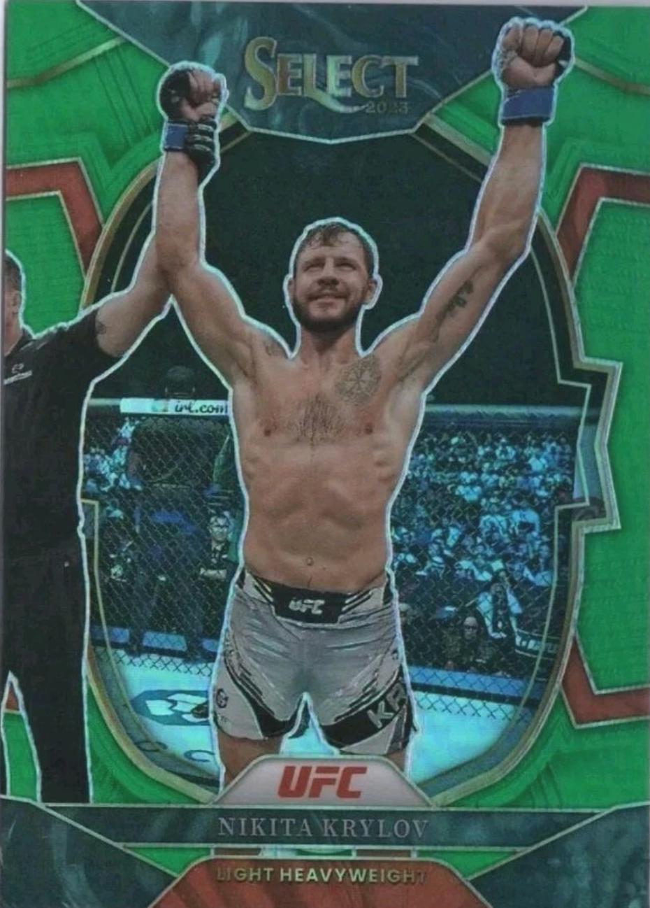 Nikita Krylov 2023 Panini Select UFC Concourse #31 Green