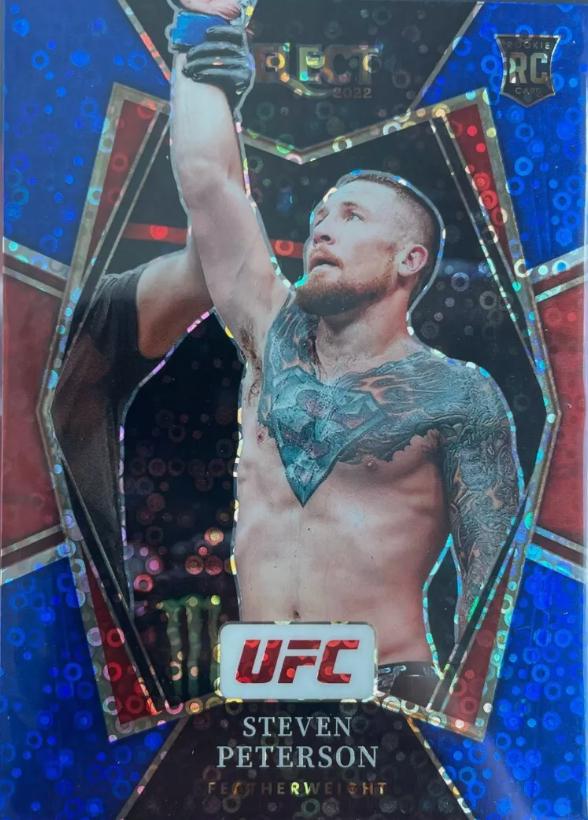Steven Peterson 2022 Panini Select UFC Premier Level #119 Blue Disco