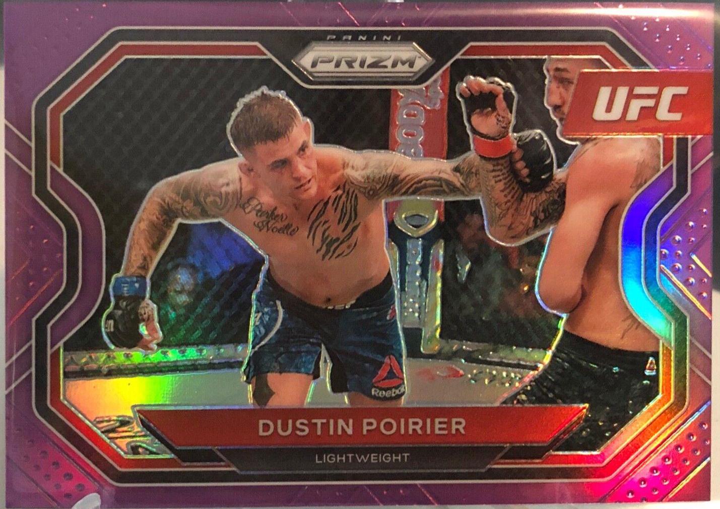 Dustin Poirier 2021 Panini Prizm UFC Base #128 Purple