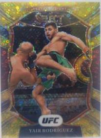 Yair Rodríguez 2021 Panini Select UFC Concourse #63 Gold Disco
