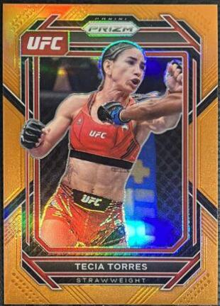 Tecia Pennington 2023 Panini Prizm UFC Base #128 Orange