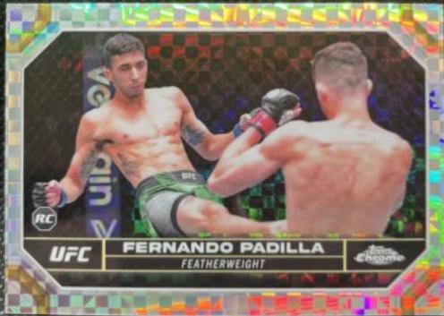 Fernando Padilla 2024 Topps Chrome UFC Base #35 X-Fractor