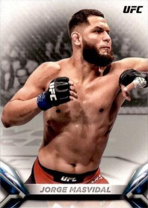 Jorge Masvidal 2018 Topps UFC Knockout Base #35 Red