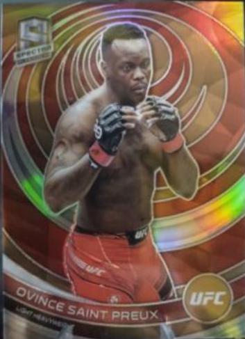 Ovince Saint Preux 2023 Panini Chronicles UFC Base Spectra #393 Bronze