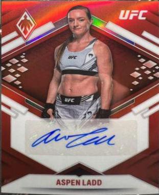 Aspen Ladd 2022 Panini Chronicles UFC Phoenix Autographs #39 Red