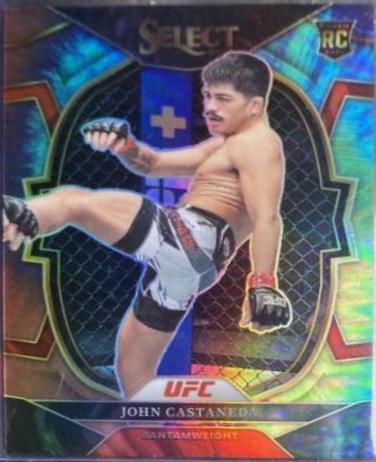 John Castaneda 2023 Panini Select UFC Concourse #86 Tie Dye