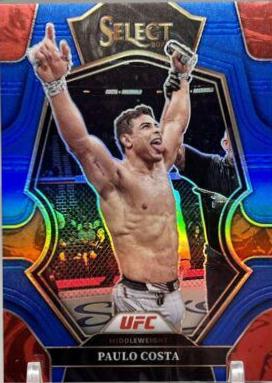 Paulo Costa 2023 Panini Select UFC Premier Level #149 Blue Disco